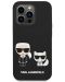 Калъф Karl Lagerfeld - MS Karl and Choupette, iPhone 14 Pro Max, черен - 1t